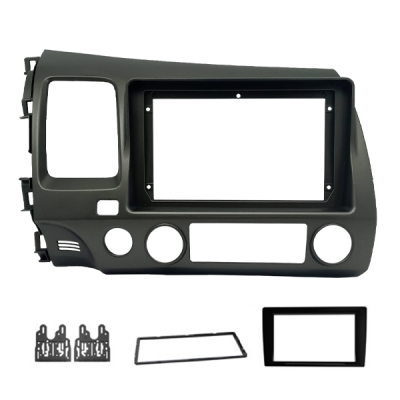 MOLDURA 9"/7" HONDA CIVIC 2007/2011 GRAFITE FIAMON