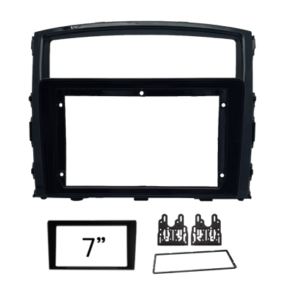 moldura-9"-7"-mitsubishi-pajero-full-2008-2021-preta-fiamon