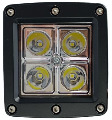 FAROL DE LED SPOT 12W 8,3X7,5X6 CM 4 LEDS 9-36V