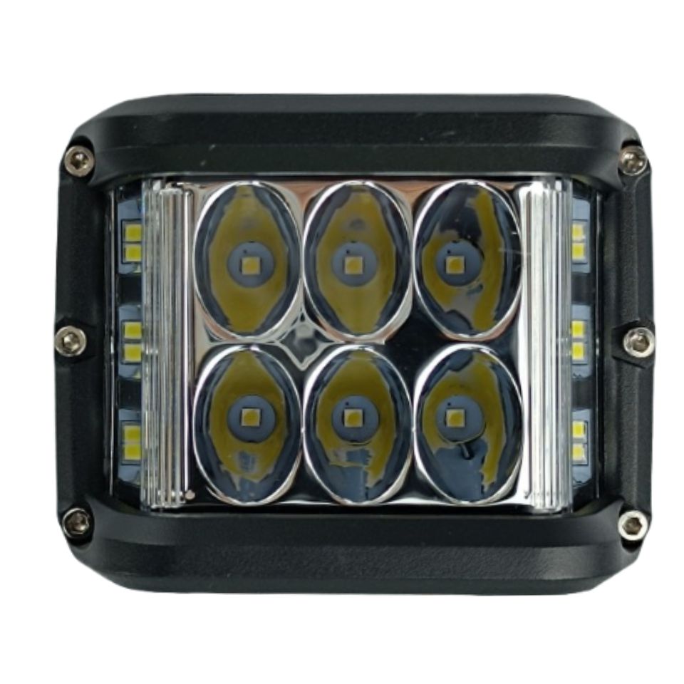 FAROL DE LED RETANGULAR 36W 9,7X7,4X6,5 CM 6 LEDS 12-24V