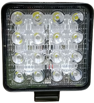 FAROL DE LED QUADRADO 48W 16 LEDS