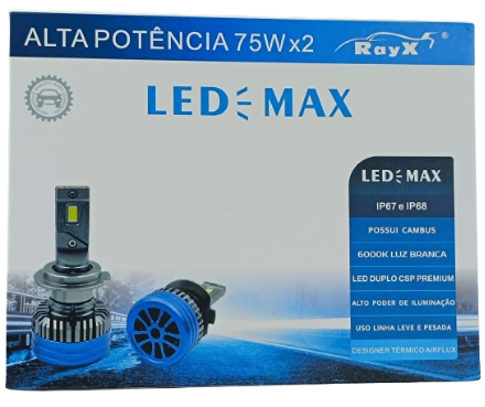 LAMPADA LED RAYX H7 LED MAX 6000K 15000 LUMENS 9V-36V CANBUS