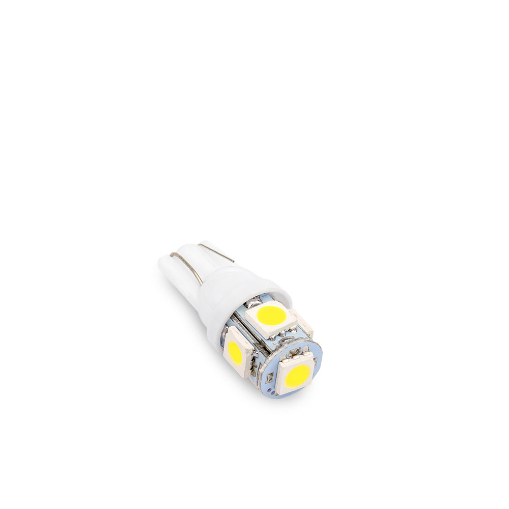 LAMPADA LED PINGAO T10 5050 5 SMD EMB. COM 10 UNIDADES