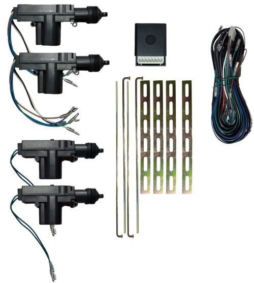 KIT TRAVA ELETRICA UNIVERSAL 4 PORTAS CINOY