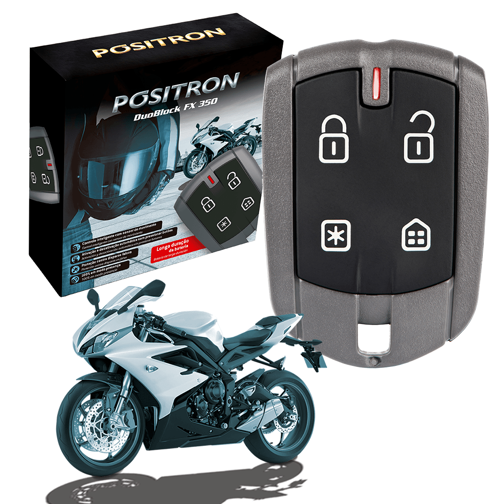 ALARME POSITRON MOTOS DUOBLOCK FX G8 350 UNIVERSAL PRESENCA