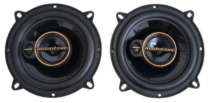 ALTO FALANTE 5 POL TRIAXIAL HURRICANE AURUM 120W RMS PAR