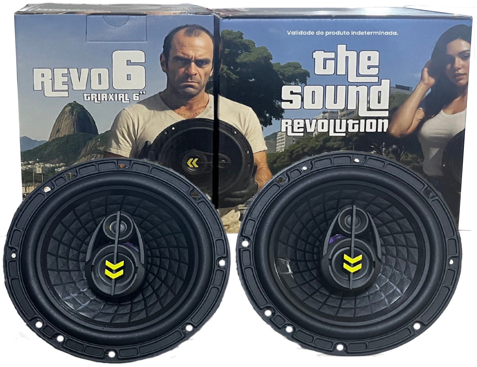 ALTO FALANTE BRAVOX 6 POLEGADAS TRIAKIAL 140 RMS O PAR