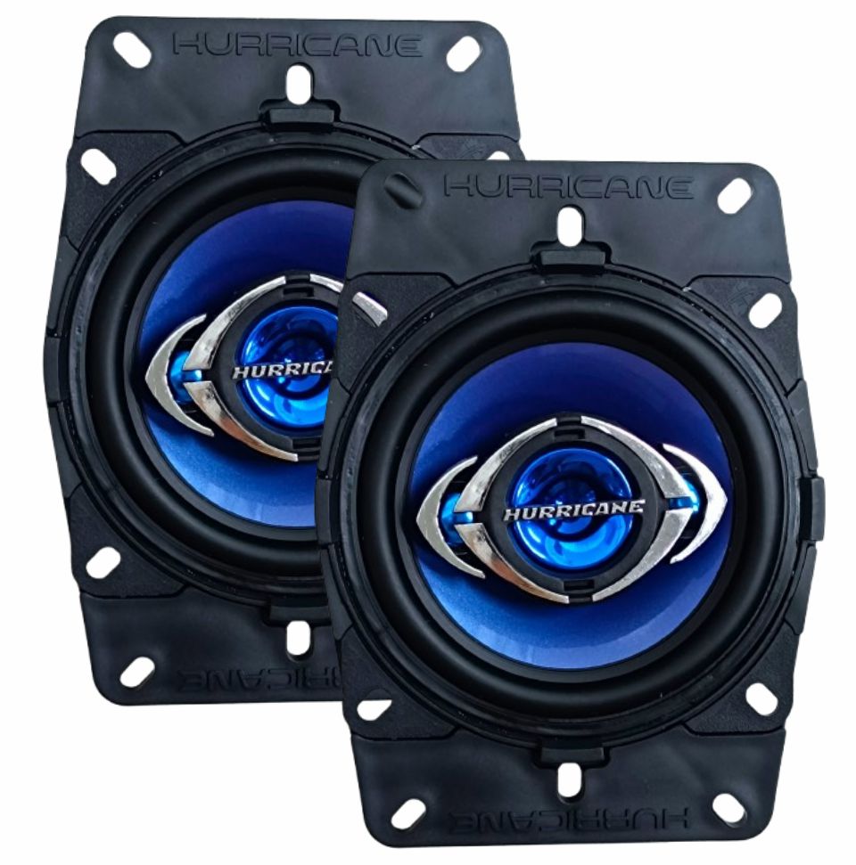 ALTO FALANTE HURRICANE 4X6 POLEGADAS QUADRIAXIAL 110W RMS 4 OHMS