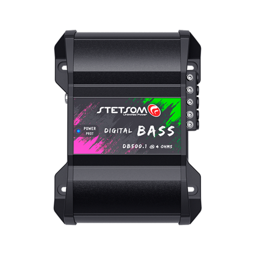 AMPLIFICADOR DB500.1 4 OHMS  500W RMS STETSOM