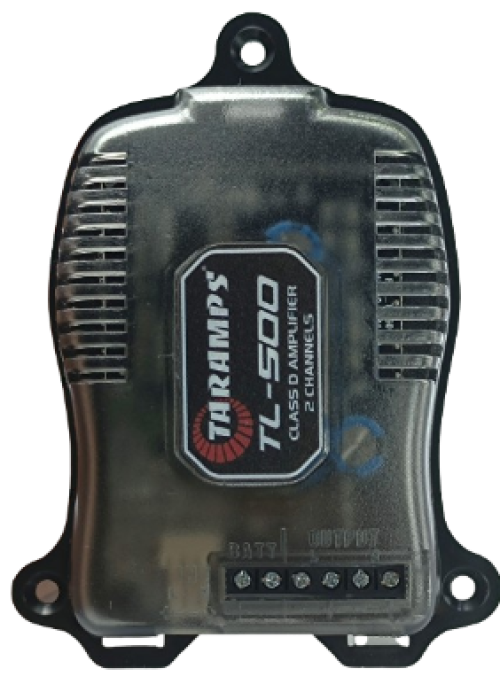 AMPLIFICADOR TARAMPS CLASS D 2 CANAIS 45 WATTS RMS 2 OHMS VIA FIO