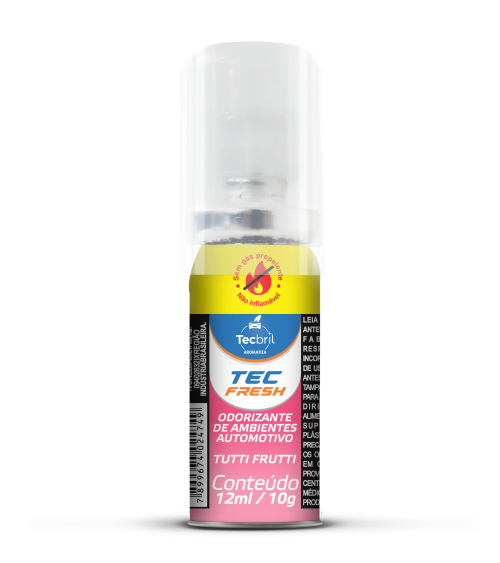 AROMATIZANTE MINI TECFRESH TUTTI FRUTTI TECBRIL 12ML / 10G