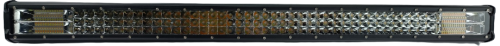 BARRA DE LED 168 LEDS 3030 12- 36V 93X7,5X6 CM 504W AMBAR + WHITE C/ FUNCAO STROBO