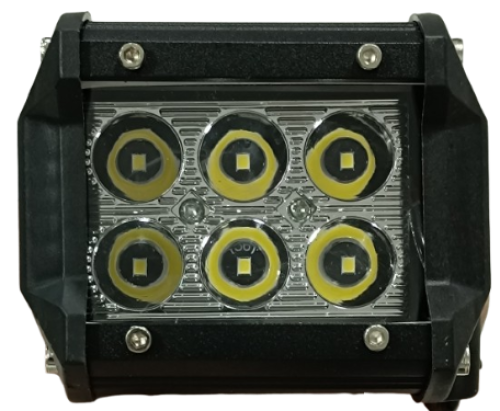 BARRA DE LED 6 LEDS 9V-36V 18W 9,8 CM