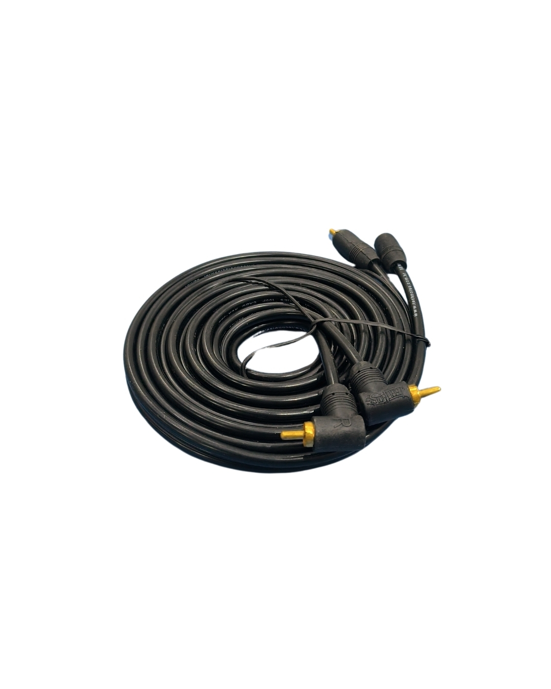 CABO RCA 3 MTS TECHNOISE SERIES 100P 5MM PRETO CONECTOR PVC
