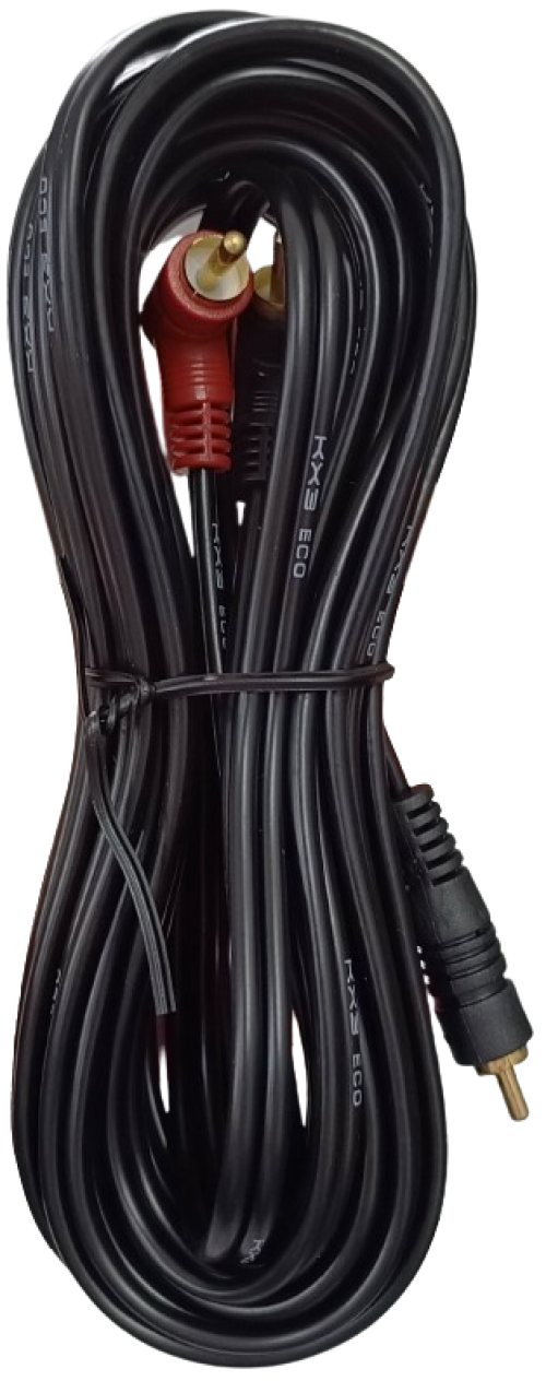 CABO RCA 5 MTS PRETO PONTA 90 G. UNIDADE KX3
