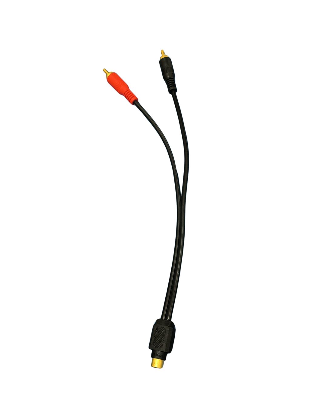 CABO RCA Y 2M + 1F  5MM KX3 PRETO PONTA RETA