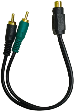 CABO RCA Y 2M + 1F AUDIUM 4MM UNIDADE