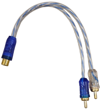 CABO RCA Y 2M + 1F GC CRISTAL 20 CM