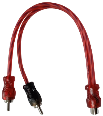CABO SILICONADO RCA Y 2M + 1F VERMELHO FLEXIVEL SILICONE KX3