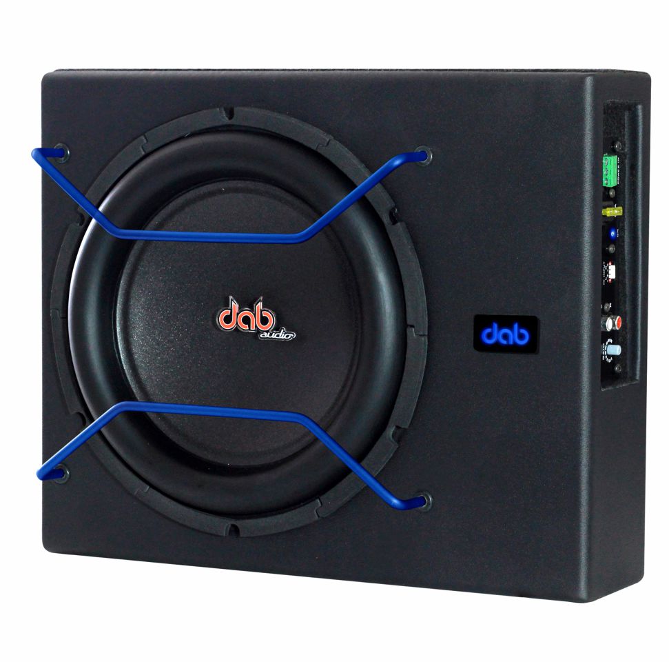 CAIXA AMPLIFICADA DAB AUDIO 8" SLIM SELADA 1 CANAL 200W RMS
