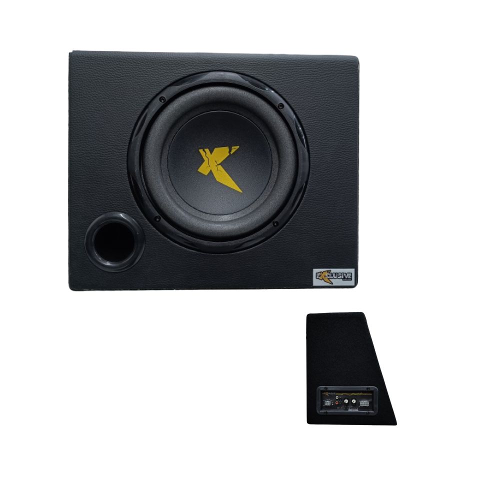 CAIXA AMPLIFICADA EXCLUSIVE 8" XC 403 UNIVERSAL TRAPEZIO 3 CANAIS 300W RMS