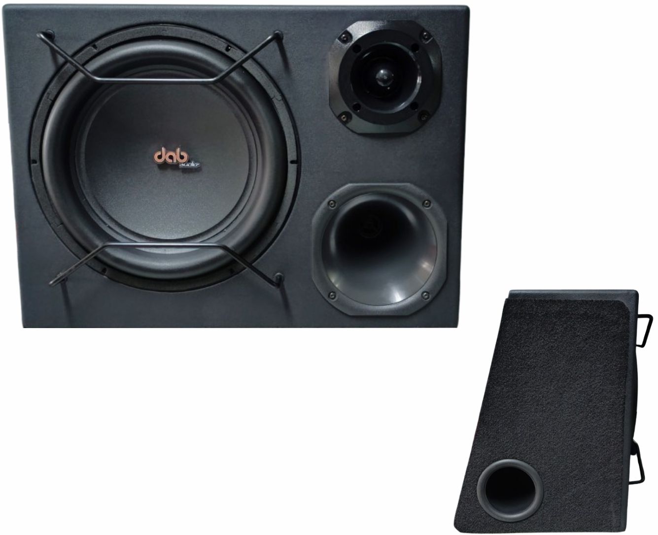 CAIXA PASSIVA DAB AUDIO 12" TRIO TRAPEZIO DUTADA 450W RMS 4 OHMS