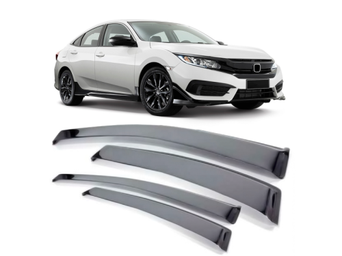 CALHA DE CHUVA 4P HONDA CIVIC 2017 A 2022