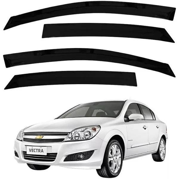 CALHA DE CHUVA 4P VECTRA HATCH E SEDAN 2006 E 2011
