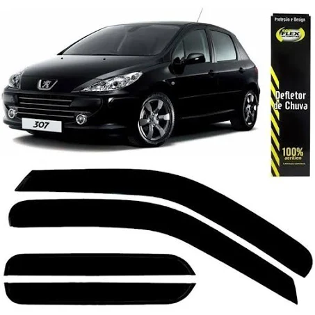 CALHA DE CHUVA AUTOMOTIVA PEUGEOT 307 HATCH, SEDAN E SW 4P
