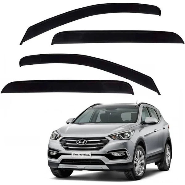 CALHA DE CHUVA AUTOMOTIVA SANTA FE 4P 2013 A 2019