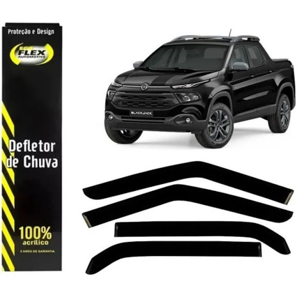 CALHA DE CHUVA AUTOMOTIVA TORO 2016 A 2022 4P ECOFLEX