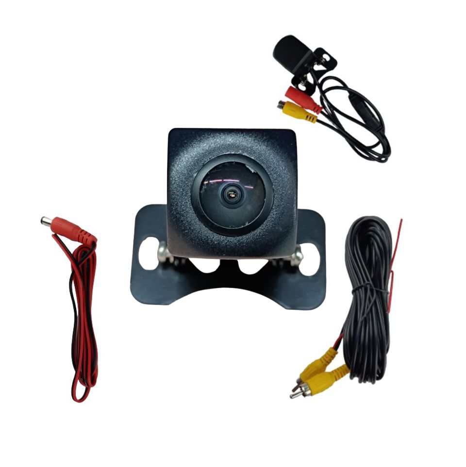 CAMERA DE RE 180º UNIVERSAL OLHO DE PEIXE FRONTAL