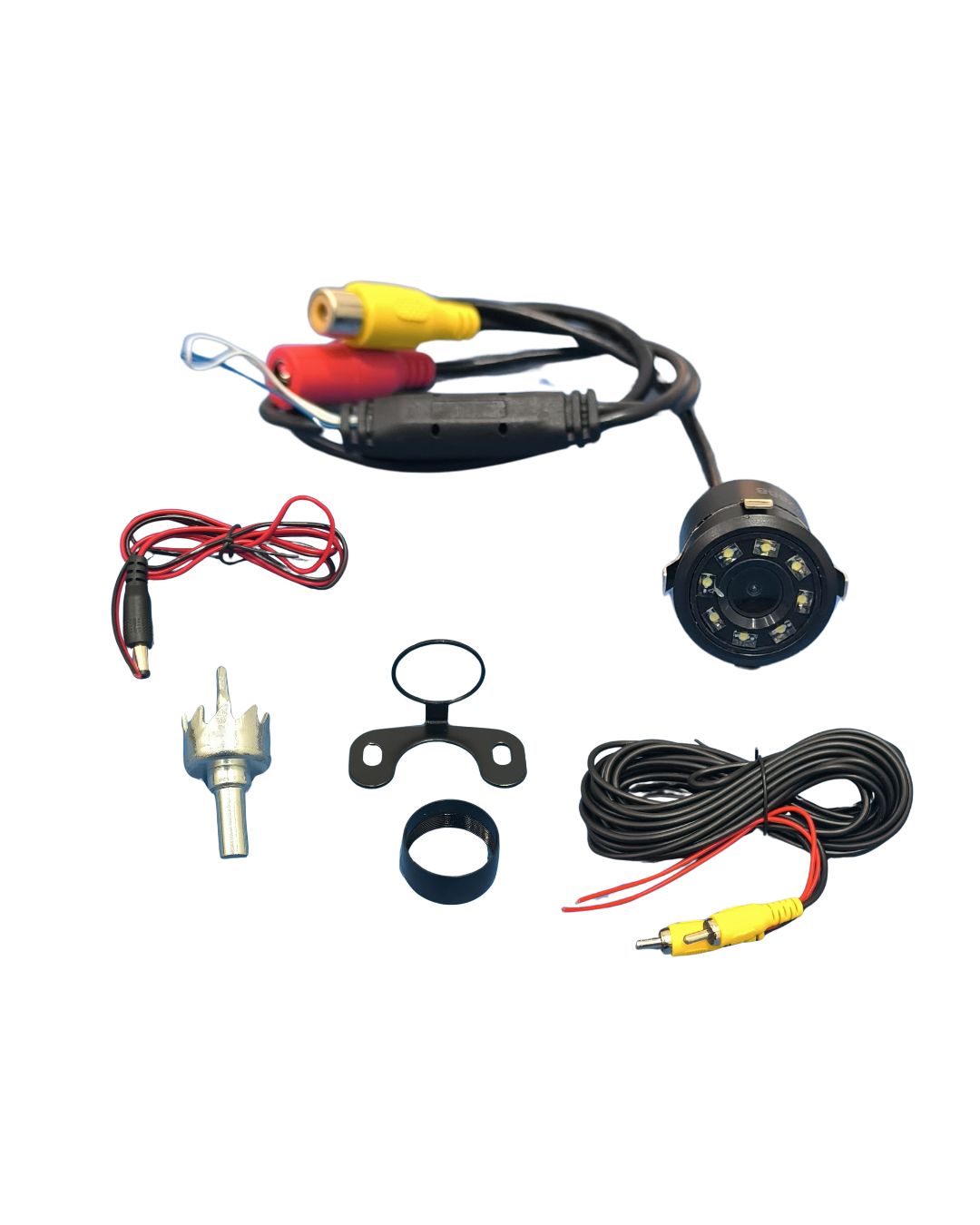 CAMERA DE RE BORBOLETA / FIXA COM INFRAVERMELHO 8 LEDS CINOY