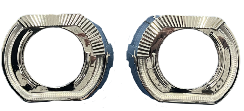 CAPA PARA PROJETOR RETROFIT 2.5" FUNÇÃO BRANCO / AMARELO FORCE FULL