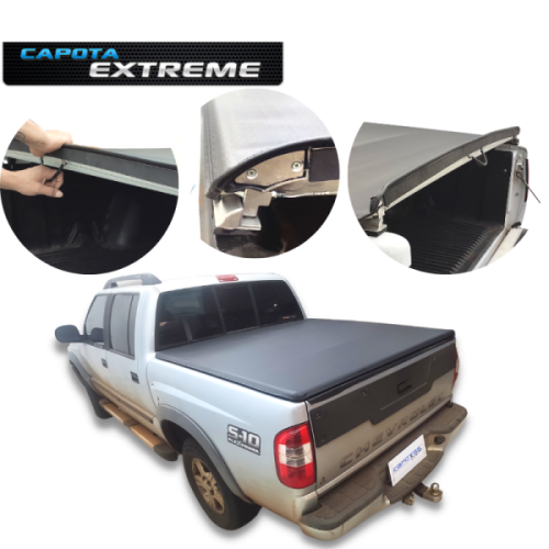CAPOTA MARITIMA S10 CAB DUPLA 1996 ATE 2011 LOCK SYSTEM