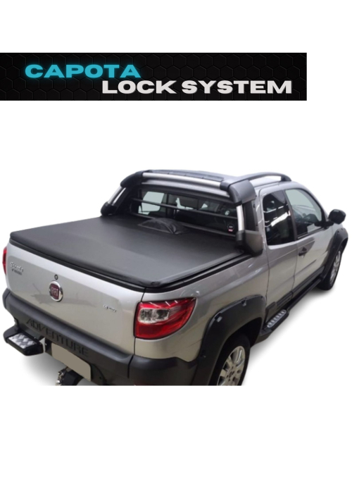 CAPOTA MARÍTIMA STRADA CAB DUPLA ADVENTURE 2014 A 2020 LOCK SYSTEM