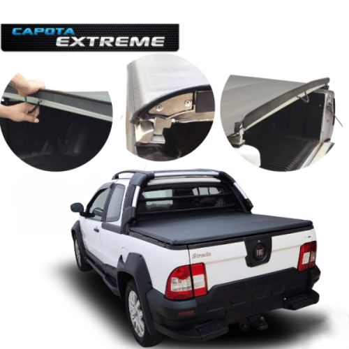 CAPOTA MARÍTIMA STRADA CAB. DUPLA S/ STEPE WORKING, ADVENTURE, TREKKING S/ GANCHO LOCK SYSTEM