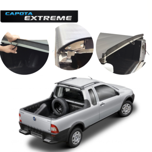 CAPOTA MARÍTIMA STRADA CAB ESTENDIDA C/ STEP S/ GANCHO 1997 ATÉ 2013 WORKING ADVENTURE TREKKING LOC