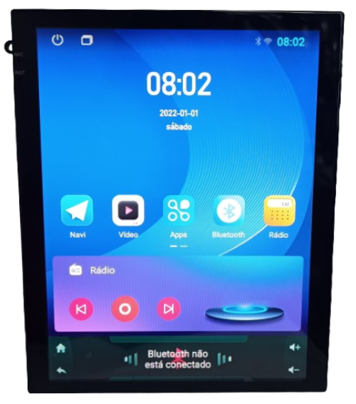 CENTRAL MULTIMIDIA ANDROID 2 DIN 9.7 TESLA 2 MIX CAR PLAY 2GB/32GB