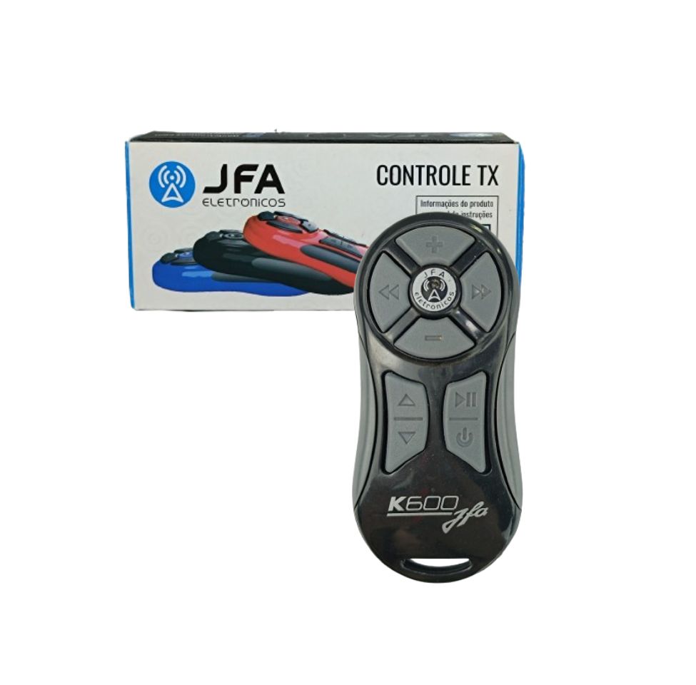 CONTROLE DISTANCIA K600 PRETO TECLA CINZA REPOSICAO