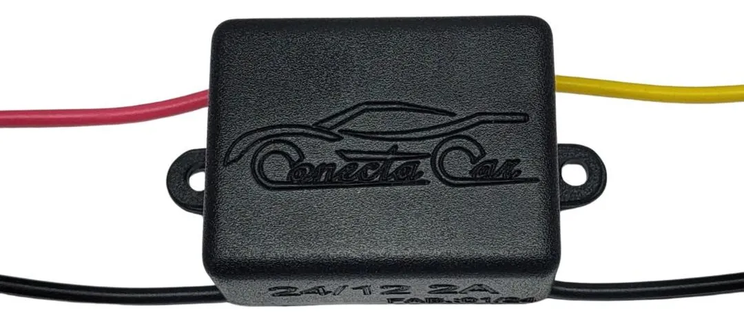 CONVERSOR 24V - 12V 2 AMPERES CONECTA CAR