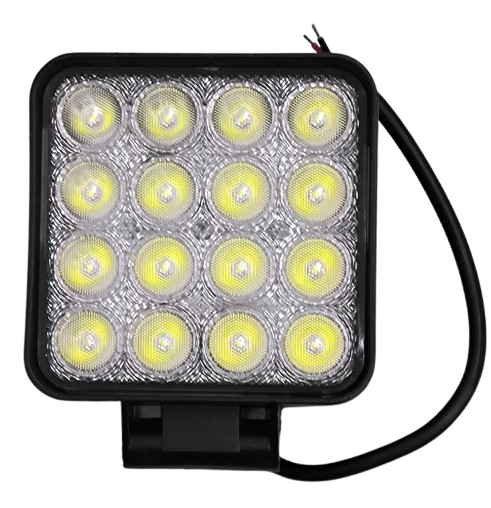 FAROL DE LED QUADRADO 10.5 X 13,5 X 4,15 CM 16 LEDS 48W CINOY