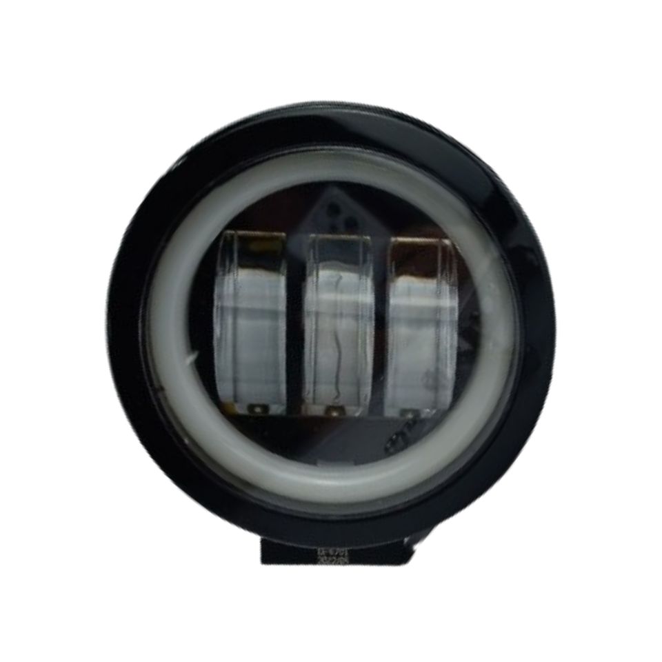 FAROL DE LED REDONDO 30W COM ANGEL EYES AZUL