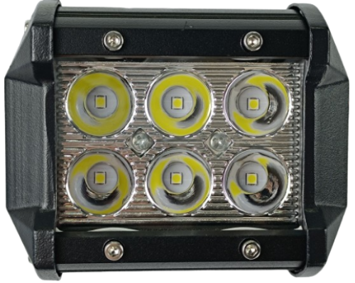 FAROL DE LED RETANGULAR 18W 9,8X8X6,5 CM