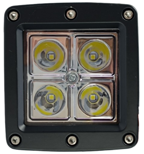 FAROL DE LED SPOT 12W 8,3X7,5X6 CM 4 LEDS 9-36V