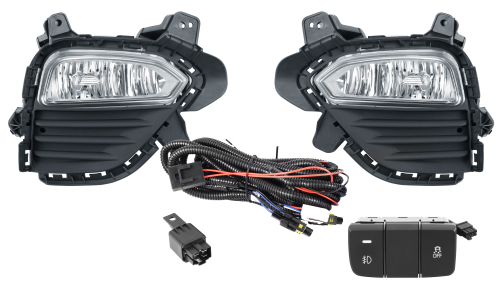 FAROL DE MILHA CRETA 2017 > 2019 BOTÃO MODELO ORIGINAL SHOCKLIGHT