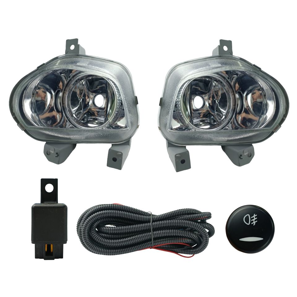 FAROL DE MILHA FIESTA SUPER CHARGER 2003 > 2007 BOTÃO MODELO ORIGINAL SHOCKLIGHT