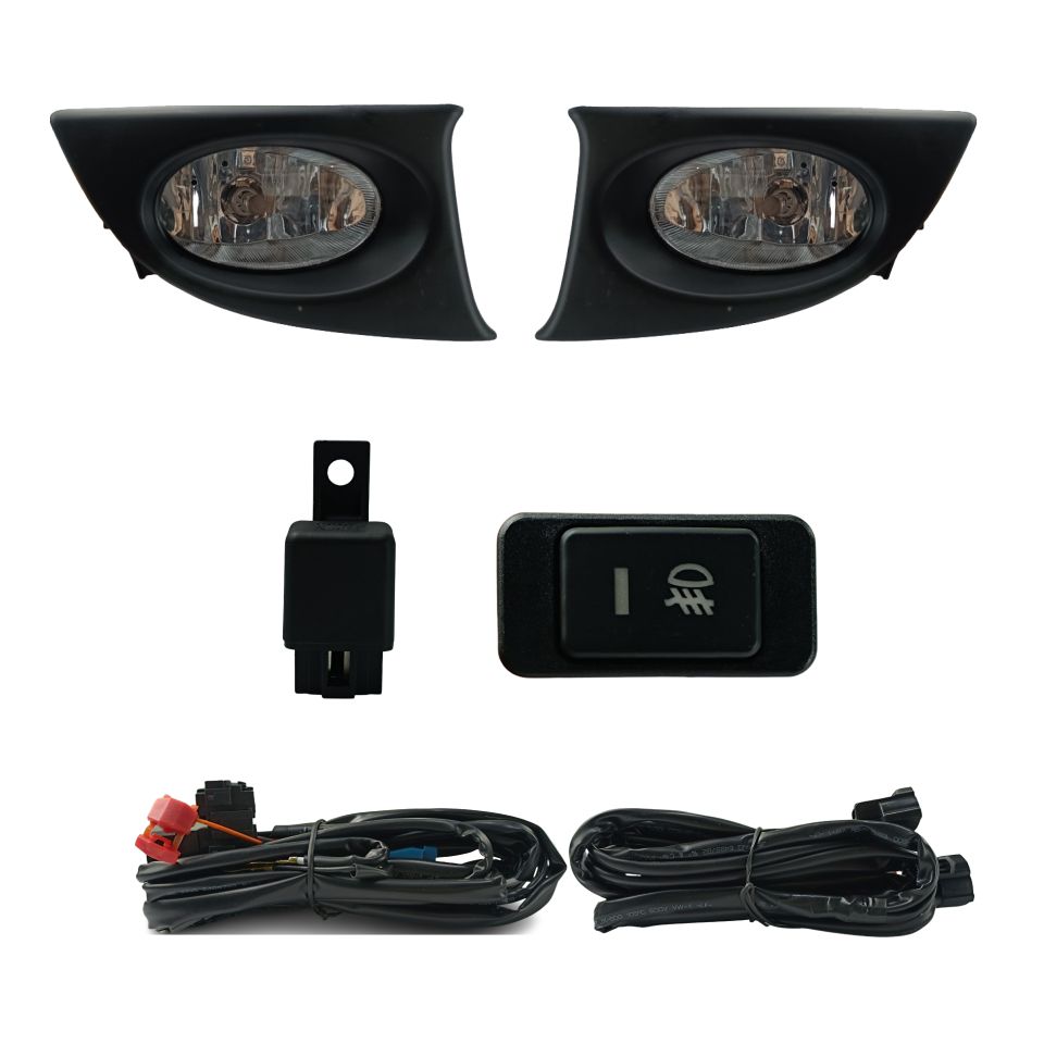 FAROL DE MILHA FIT 2007 A 2008 MOLDURA PRETA BOTÃO MODELO ORIGINAL