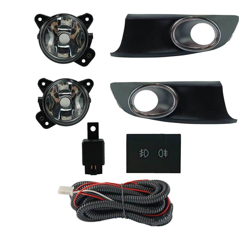 FAROL DE MILHA FOX 2010 - 2013 SPACEFOX 2010 - 2013 C/ MOLDURA BOTAO MODELO ORIGINAL