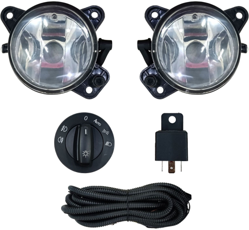 FAROL DE MILHA GOLF 2011 BOTÃO CURTO BOTÃO MODELO ORIGINAL IMP.